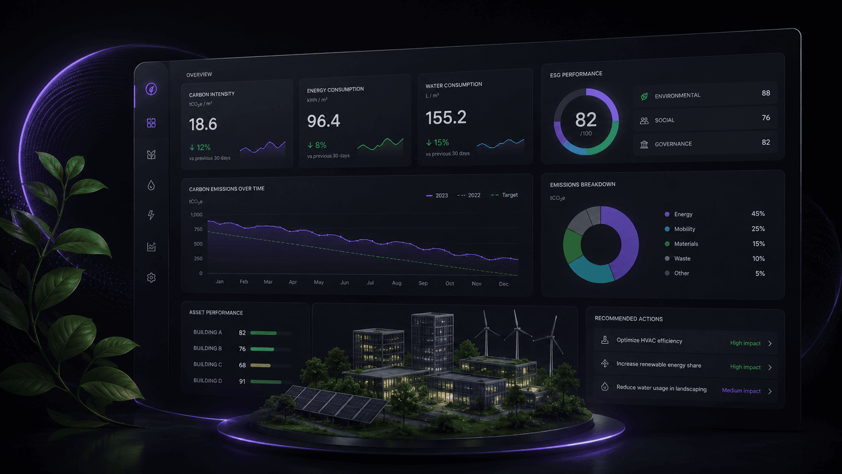 Terra, an AI sustainability analytics demonstration by Diverse Studio (in development)